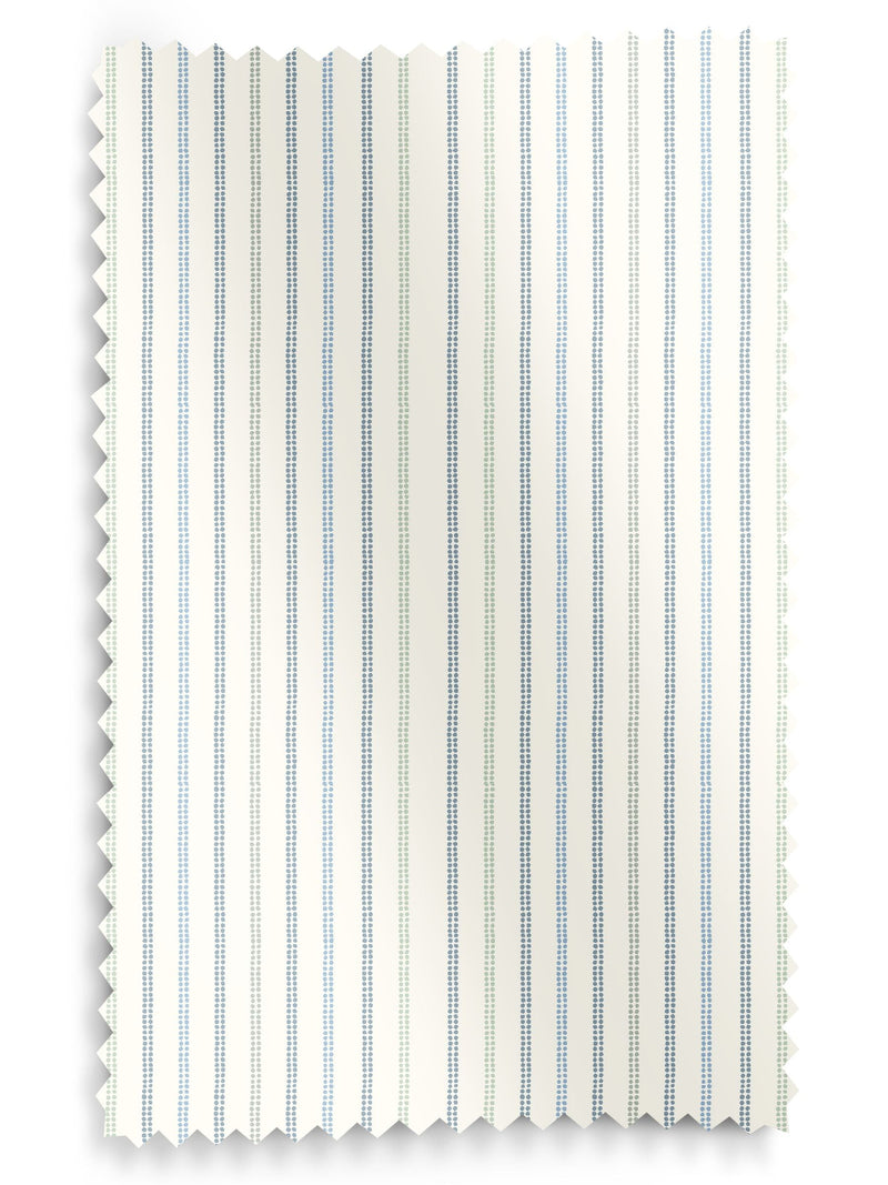 Laura Ashley curtains Blue Candy Stripe - British product