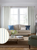 Laura Ashley curtains Blue Candy Stripe - British product
