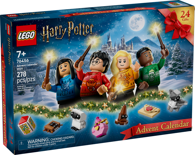 LEGO Harry Potter Advent Calendar 2025 278 Pieces, imported from the UK