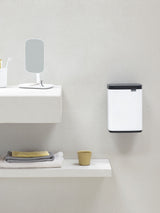 Next Brabantia White Bo Small Waste Bin 4L- Buy online at McGrocer