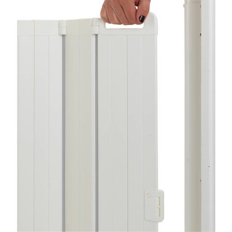 BabyDan Guard Me Auto Foldable safety gate white - British product