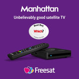 Manhattan SX Freesat HD satellite receiver, imported from the UK
