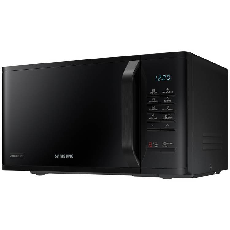 Samsung microwave 800W 23L black, imported from the UK