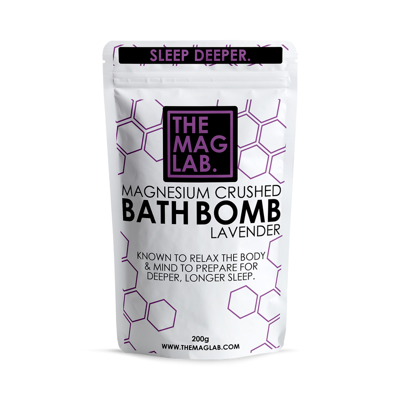 The Mag Lab. Sleep Deeper Magnesium Crushed Bath Bomb 200G