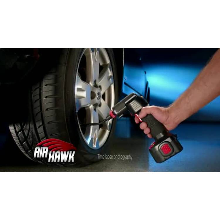 Air Hawk cordless digital tyre inflator - British product