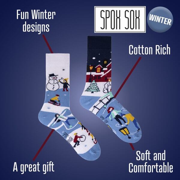 Spox Sox novelty socks Winter Sport (British brand)