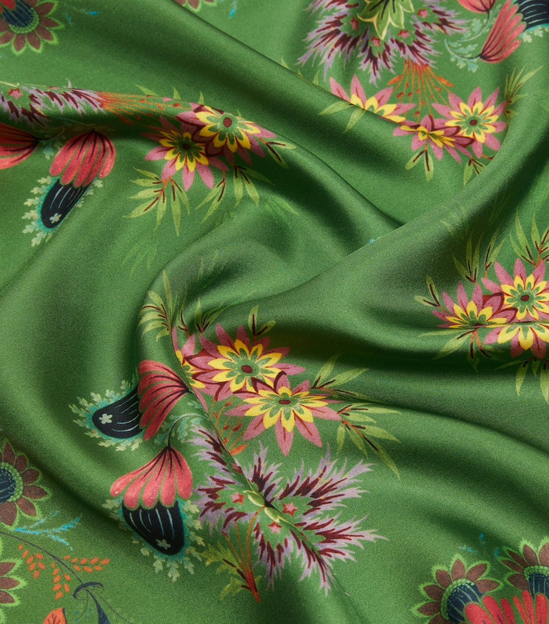 Weekend Max Mara silk floral scarf 90cm, imported from the UK
