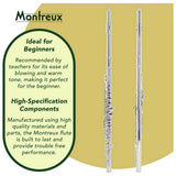 Montreux student flute with case and accessories, UK version