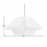 Argos Home paper rope pink lampshade 35cm, imported from the UK