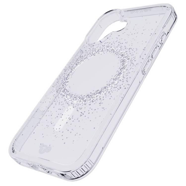 Tech21 EvoSparkle clear sparkle iPhone 17 MagSafe case, imported from the UK