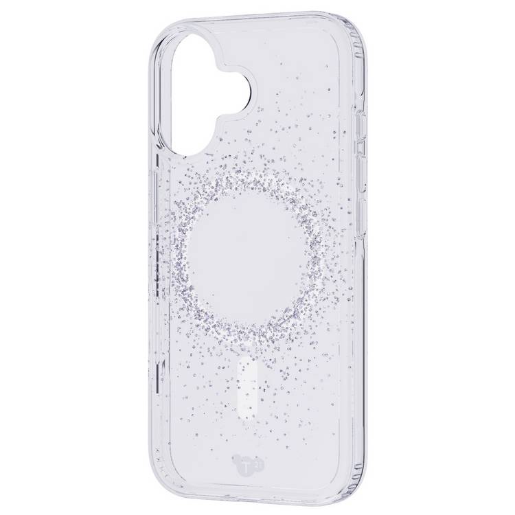 Tech21 EvoSparkle clear sparkle iPhone 17 MagSafe case, imported from the UK