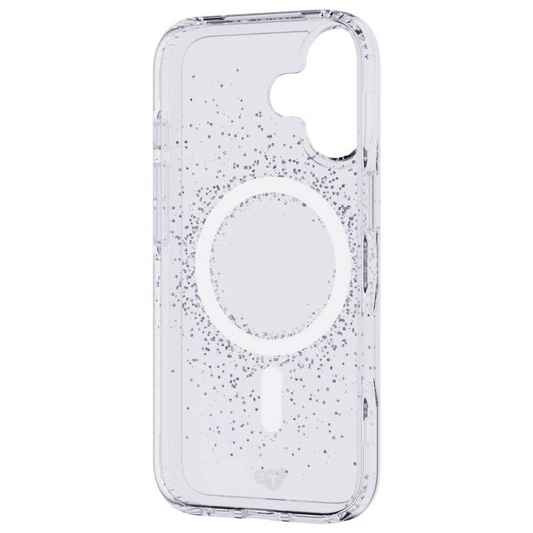 Tech21 EvoSparkle clear sparkle iPhone 17 MagSafe case, imported from the UK