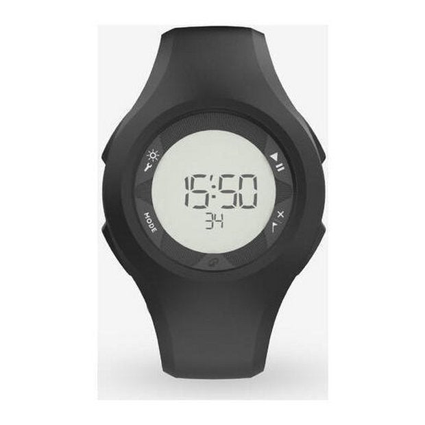 Decathlon W200 digital sports watch black, imported from the UK
