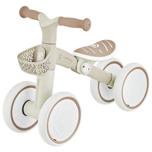 Globber Learning Bike Eco Coconut balance bike, UK version