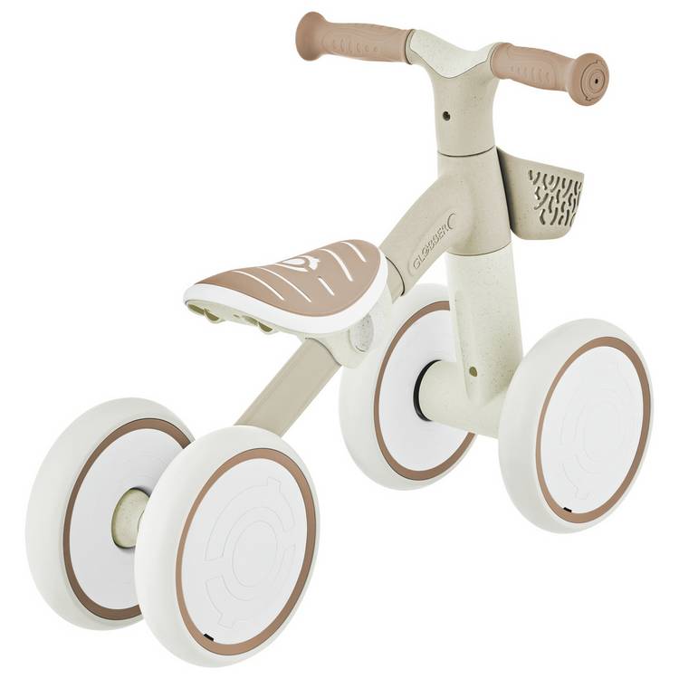 Globber Learning Bike Eco Coconut balance bike, UK version