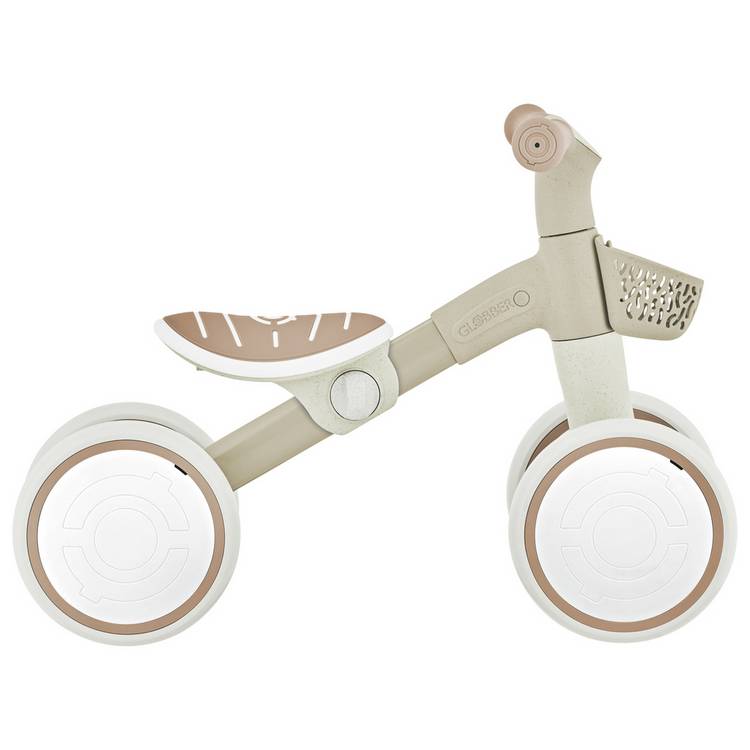 Globber Learning Bike Eco Coconut balance bike, UK version