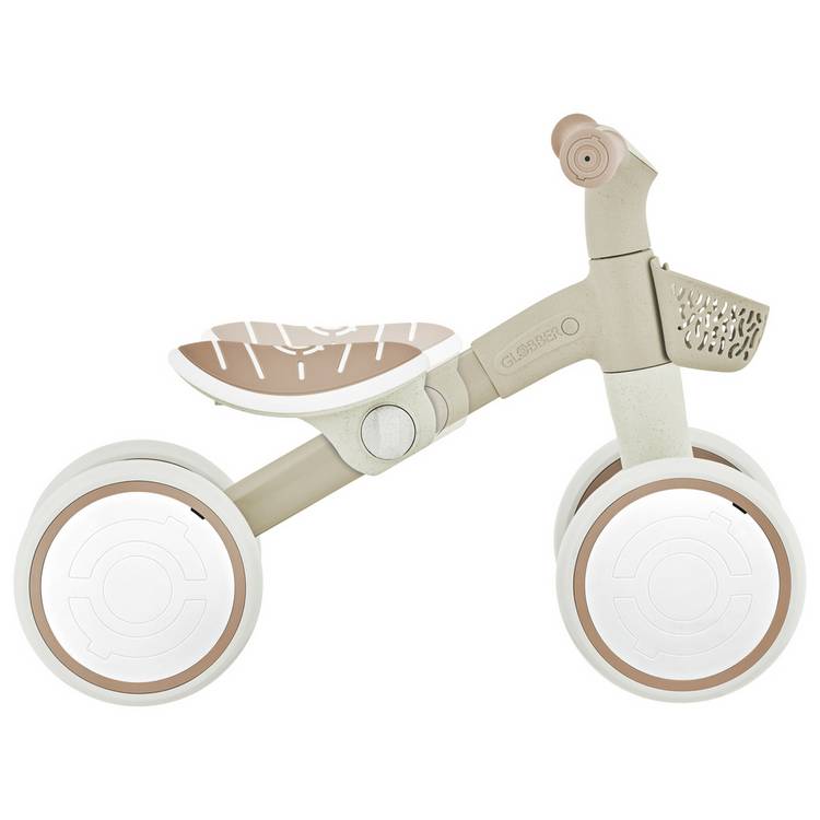 Globber Learning Bike Eco Coconut balance bike, UK version