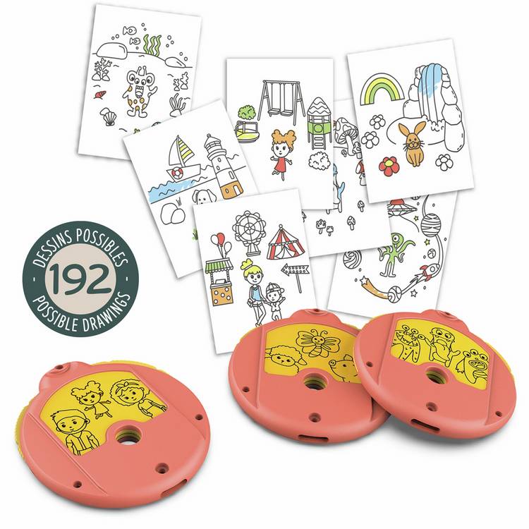 Smoby Drawing Projector with 192 motifs, UK version
