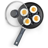Salter Marblestone non-stick egg pan with lid 20cm, UK version