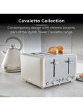 Tower Cream Cavaletto 4-slice toaster - British product