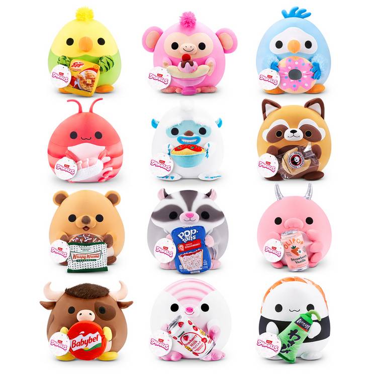 Snackles plush soft toy 8 inch, UK version