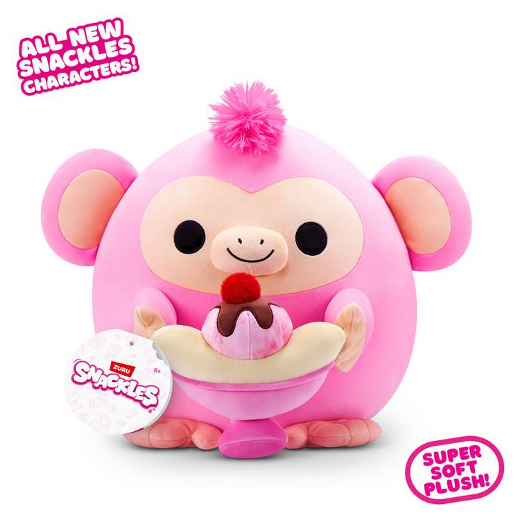 Snackles plush soft toy 8 inch, UK version