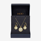 Inicio gold plated mother of pearl set, imported from the UK