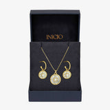 Inicio gold plated mother of pearl set, imported from the UK
