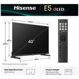 Hisense QLED TV 40 inch Smart - British product