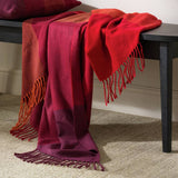 Argos Home Herringbone Throw Red 125x150cm- Buy online at McGrocer