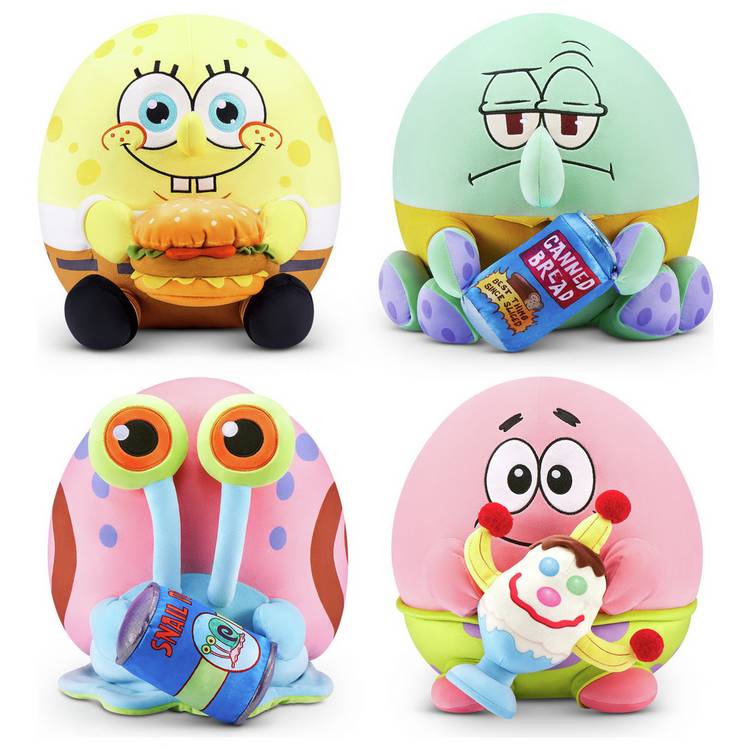 Snackles Patrick Star plush toy 35cm - British product