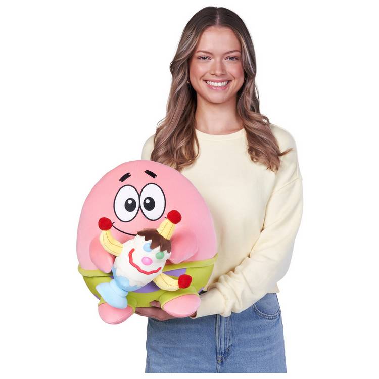 Snackles Patrick Star plush toy 35cm - British product