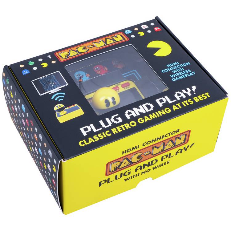PAC-MAN Plug and Play retro gaming console - British product