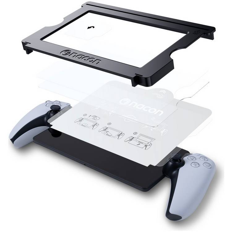 Nacon tempered glass screen protector for PlayStation Portal (British brand)