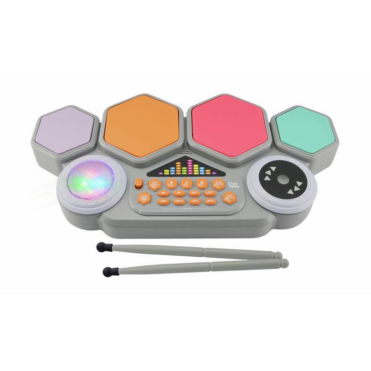 Chad Valley electronic drum set musical toy (British brand)