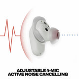 Skullcandy Method 360 ANC true wireless earbuds white, imported from the UK