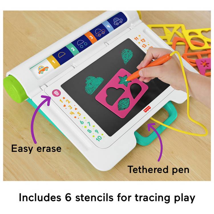 Fisher-Price Learn & Doodle drawing desk and tablet (British brand)