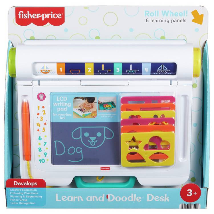 Fisher-Price Learn & Doodle drawing desk and tablet (British brand)