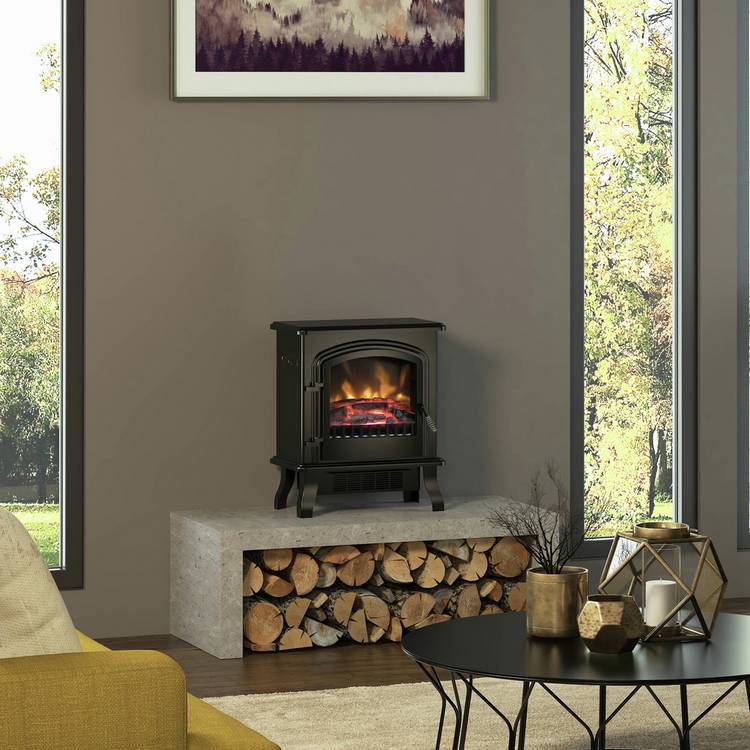 Be Modern Colman electric stove matt black - British product