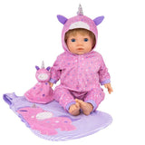 Argos Tiny Treasures Sleepy Unicorn Set Reborn Baby Doll 44cm- Buy online at McGrocer
