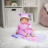 Tiny Treasures Sleepy Unicorn Set reborn doll 44cm, UK version