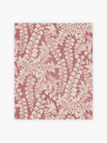 Roaming Leaf A4 wallpaper sample in raspberry pink (British brand)