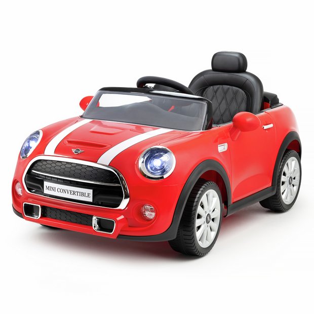 Xootz Mini Cooper Convertible electric ride on car for kids, imported from the UK