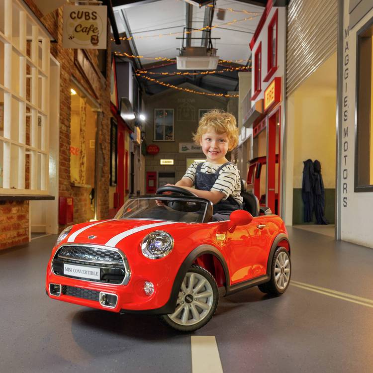 Xootz Mini Cooper Convertible electric ride on car for kids, imported from the UK