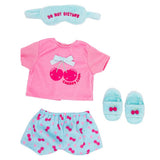 DesignAfriend cherry cool doll pyjama set with accessories, UK version