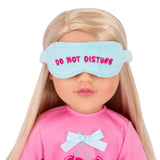 DesignAfriend cherry cool doll pyjama set with accessories, UK version