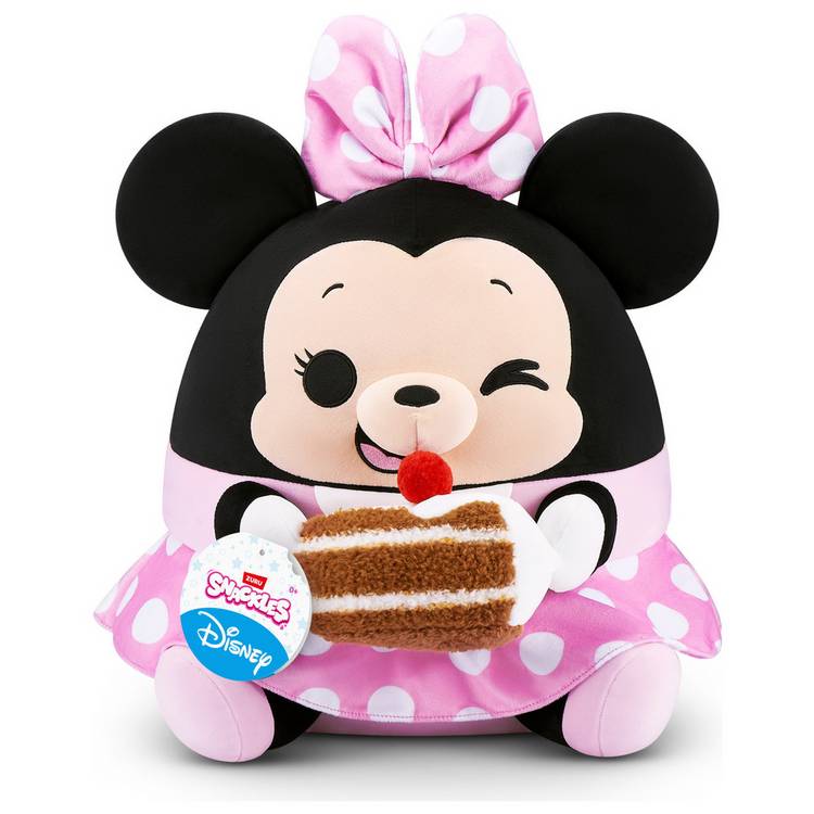 Snackles Disney Minnie plush soft toy 35cm (British brand)