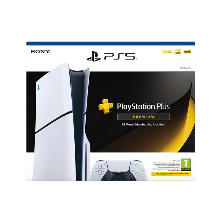 PlayStation 5 console bundle with PS Plus Premium, UK version