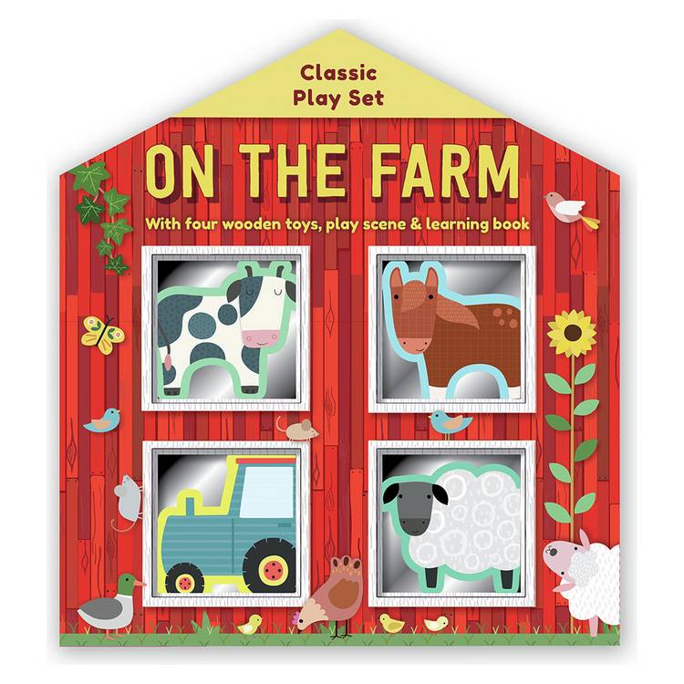 Igloo Books wooden animal activity set (British brand)