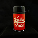 Fallout Nuka Cola weathered lunchbox and flask set (British brand)